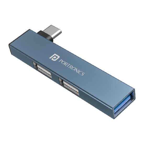 Portronics Mport Mino C High Speed 3-Port USB 2.0